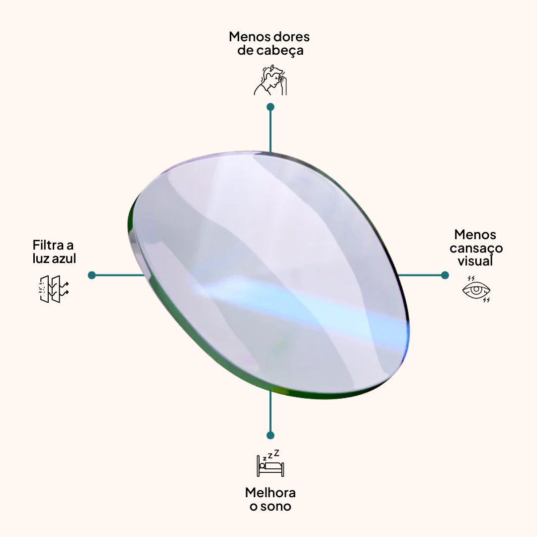 Óculos Assunção - Anti Luz Azul